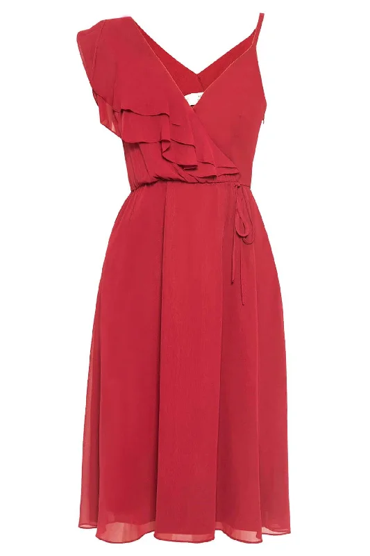 bohemian midi dresses for summer -Cloud 9 Midi Red Dress