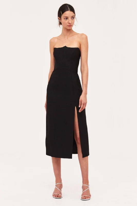 designer midi dresses for spring -Beyond Control Midi Dress