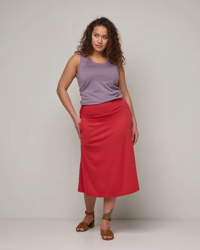 red midi dresses for spring -Helena Midi Skirt