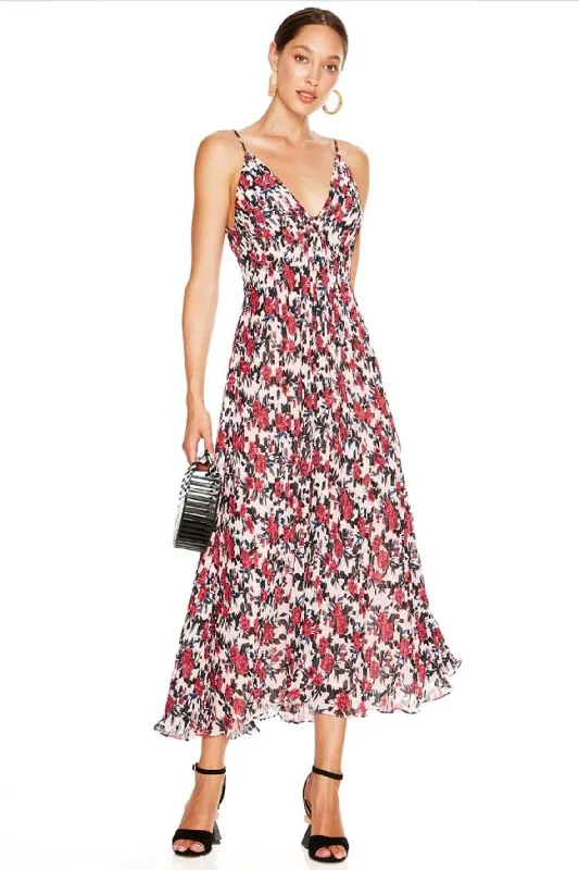 affordable midi dresses for prom -Roseto Midi Dress