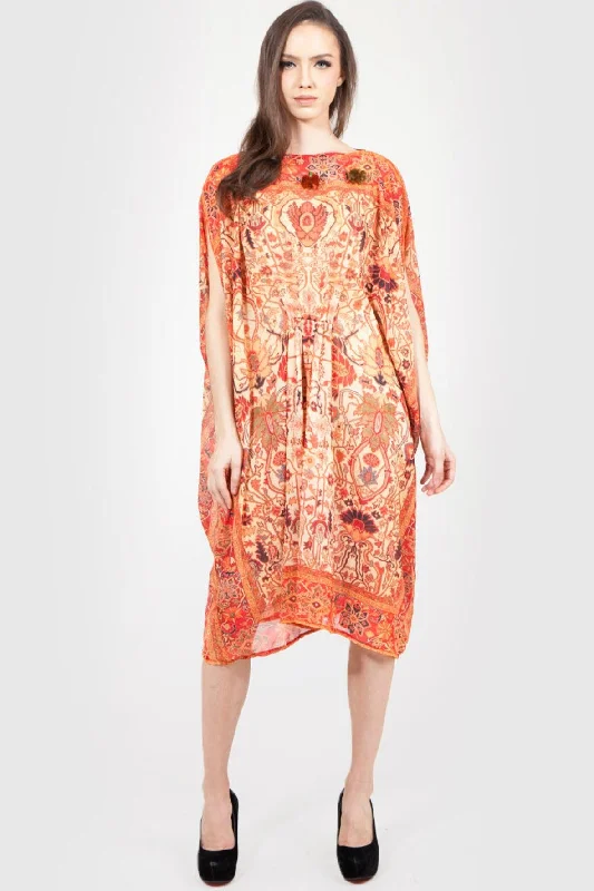 simple midi dresses for summer -Kaftan Rudraksa Midi