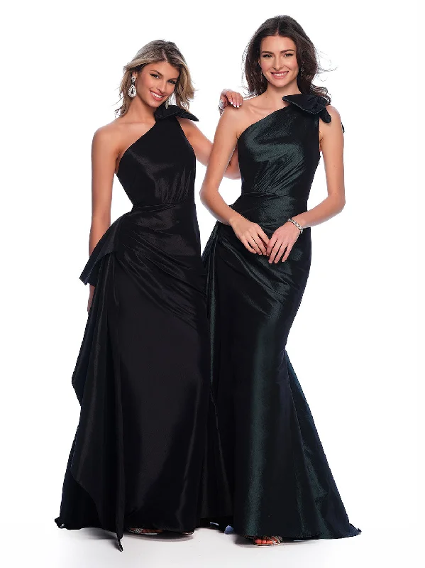 black evening dress for summer -Long Evening Dress by Dave and Johnny 11598