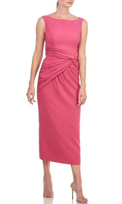 purple party dress for summer -purple party dress for summer -Kay Unger 5516686 - Tea Length Twist Front Dress